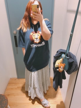 「:CHOCOOLATEのアイテム（トップス）」を使った、イェンさん（レディース・152cm）の春コーディネート