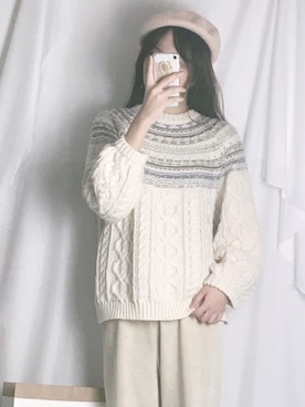 森川夏-さん（レディース・168cm）の冬コーディネート