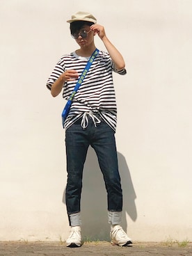 「ラグジュアリーストリート」｜「アイテム（その他）」を使った、山田和俊さん（メンズ・167cm）の夏コーディネート