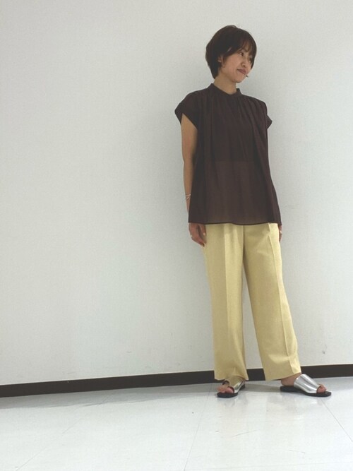 Nano Universe ルミネ大宮nano Universe ルミネ大宮 Womensさんのサンダルを使ったコーディネート Zozotown