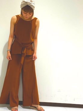 「アイテム（ヘアバンド）」を使った、nano・universe ルミネ大宮 Womensさん（レディース・160cm）の夏コーディネート