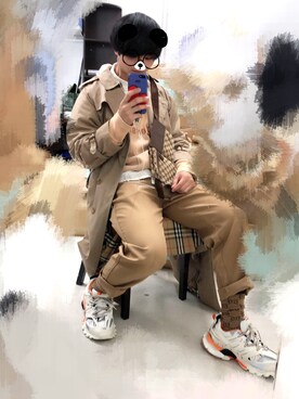 カフェオレ のメンズ人気ファッションコーディネート Wear