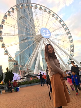 「carnival」｜Kristy Ng さん（レディース・157cm）の冬コーディネート