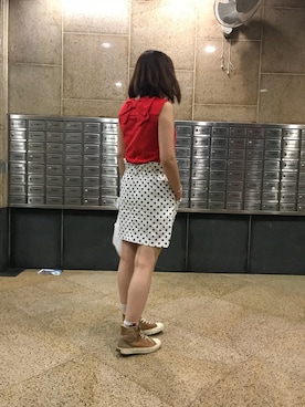 「ribbon」｜Kristy Ng さん（レディース・157cm）の夏コーディネート