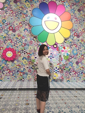 「b+ab（ビープラスエービー）のアイテム」を使った、Kristy Ng さん（レディース・157cm）の夏コーディネート