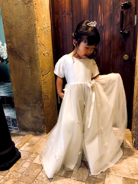 「七五三」｜「アイテム（ドレス）」を使った、natsuさん（キッズ・90cm）の秋コーディネート