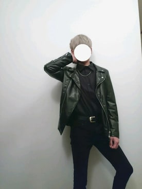 「TRANS CONTINENTS（トランスコンチネンツ）のアイテム（ジャケット/アウター）」を使った、Goさん（メンズ・168cm）の秋コーディネート