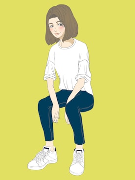 「stansmith」｜leo6202さん（レディース・165cm）の秋コーディネート