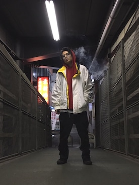 「ストリートスナップ」｜「アイテム（ジャケット/アウター）」を使った、Taisei Nakamuraさん（メンズ・173cm）の冬コーディネート