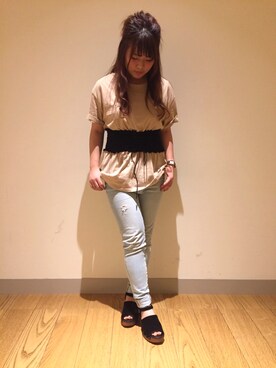 ローリーズファームならファミリー店さん（レディース・150cm）の夏コーディネート