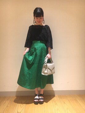 ローリーズファームならファミリー店さん（レディース・161cm）の春コーディネート