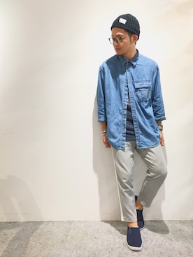 SHOさん（メンズ・168cm）の夏コーディネート