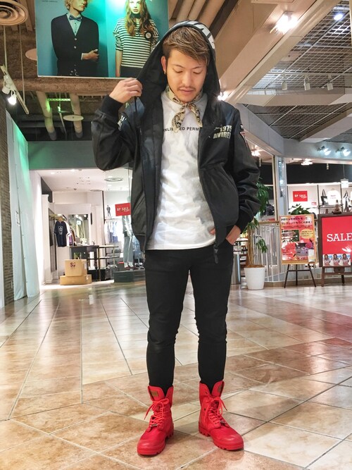 Avirex 新潟shoさんのブルゾンを使ったコーディネート Zozotown