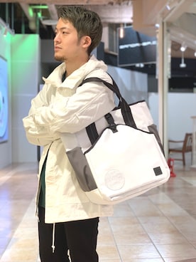「AVIREX（アヴィレックス）のアイテム（ブルゾン）」を使った、SHOさん（メンズ・168cm）の冬コーディネート