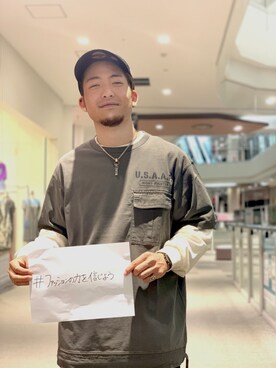 「コロナに負けない」｜SHOさん（メンズ・168cm）の春コーディネート