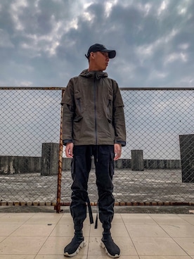 「Cody Sanderson」｜「アイテム（帽子）」を使った、Fatrayさん（メンズ・182cm）の秋コーディネート
