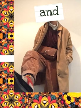「Design Tshirts Store graniph（デザイン　ティーシャツ　ストア　グラニフ）のアイテム（その他アウター）」を使った、いしもえさん（レディース・163cm）の冬コーディネート