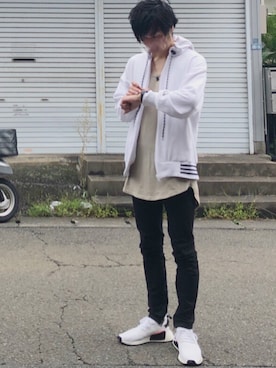 ContRaStさん（メンズ・173cm）の夏コーディネート