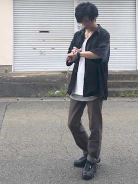 ContRaStさん(メンズ・173cm)の夏コーディネート