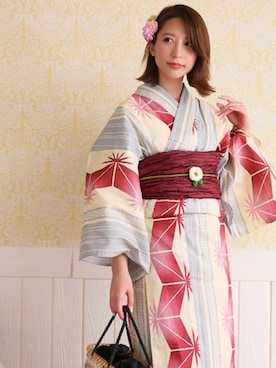 「浴衣」｜utataneさん（レディース・163cm）の夏コーディネート