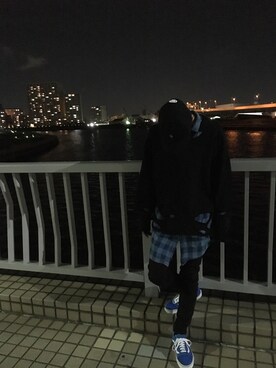 「HIRO（ヒロ）のアイテム（トップス）」を使った、k0k1さん（メンズ・177cm）の春コーディネート