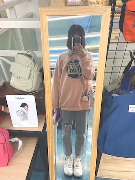 「DOUGHNUT（ドーナッツ）のアイテム」を使った、wjxuanさん（レディース・165cm）の冬コーディネート