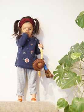 「wearhalloween2017」｜「アイテム（その他）」を使った、kakaさん（キッズ・90cm）の秋コーディネート