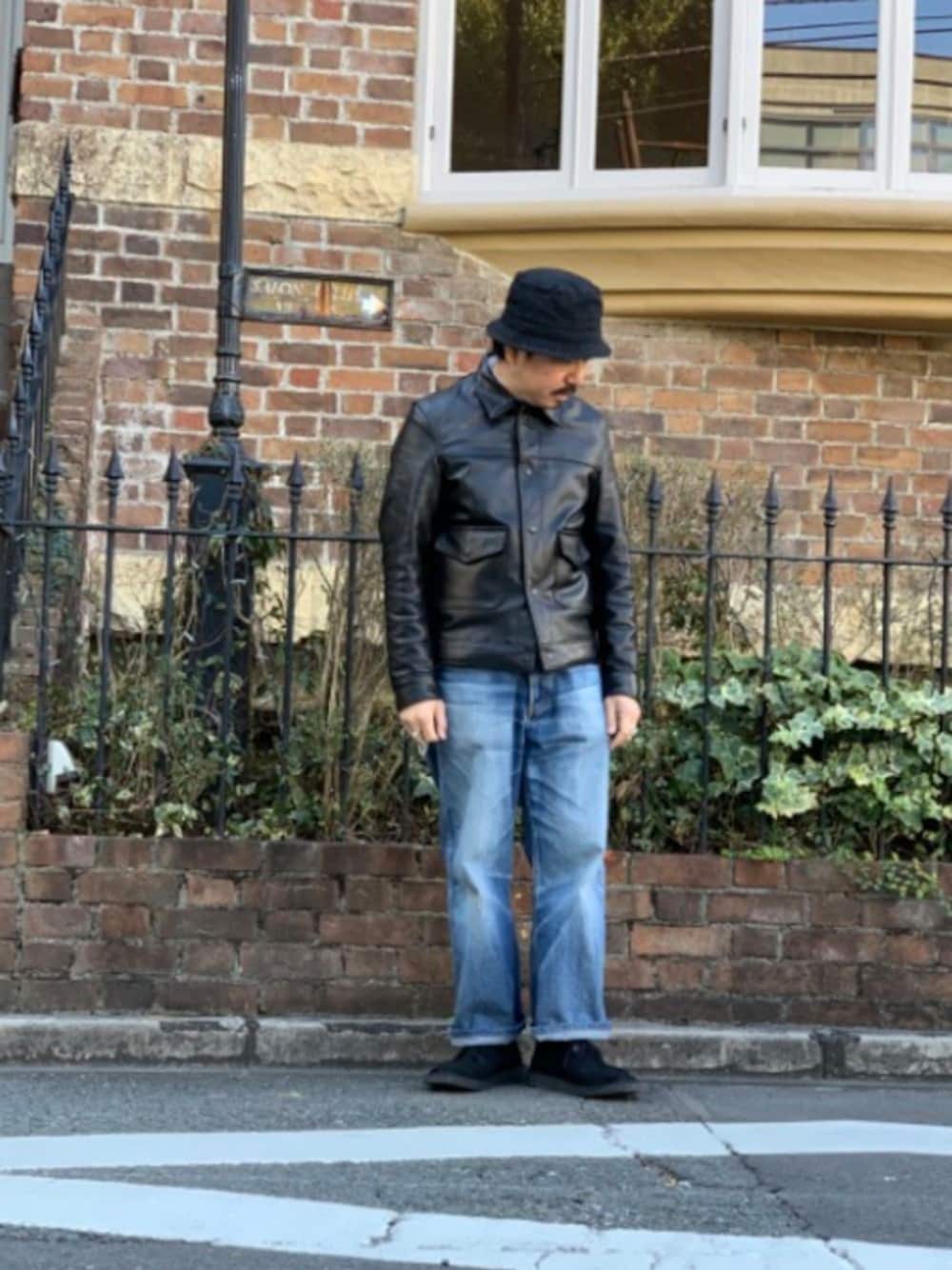 Schott/ショット/120US NAKED COW G-JACKETを使った人気ファッション