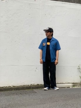 「schott(ショット)のアイテム(キャップ)」を使った、katoさん(メンズ・165cm)の春コーディネート