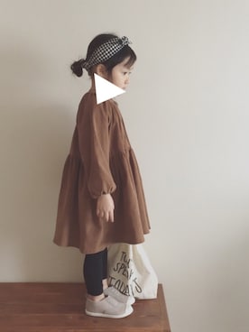 「CIBONE（シボネ）のアイテム」を使った、nicomicoさん（キッズ・100cm）の冬コーディネート