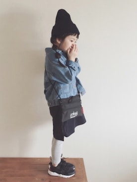 「ハラチ」｜「アイテム（ジャケット/アウター）」を使った、nicomicoさん（キッズ・110cm）の春コーディネート
