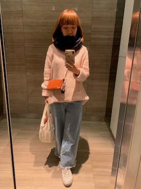 「Marks & Spencerのアイテム」を使った、mini.meさん（レディース・150cm）の冬コーディネート