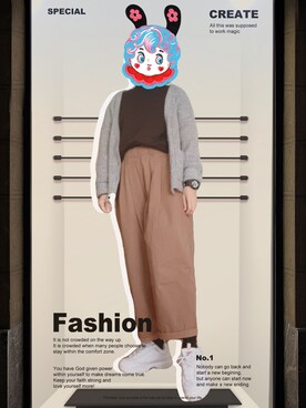 「PULL&BEAR（プルアンドベア）のアイテム（パーカー）」を使った、mini.meさん（レディース・150cm）の冬コーディネート