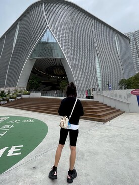 「DOUGHNUT（ドーナッツ）のアイテム」を使った、mini.meさん（レディース・150cm）の春コーディネート