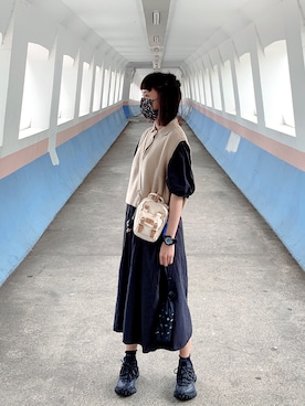 「DOUGHNUT（ドーナッツ）のアイテム」を使った、mini.meさん（レディース・150cm）の春コーディネート