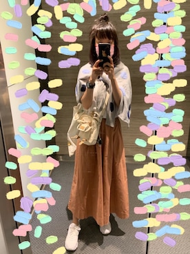 「DOUGHNUT（ドーナッツ）のアイテム」を使った、mini.meさん（レディース・150cm）の春コーディネート