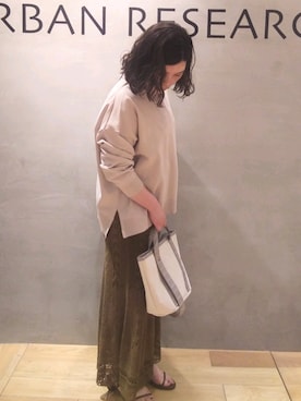 「透かし柄」｜masumi0202さん（レディース・154cm）の春コーディネート