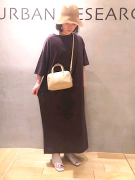 「ゆったりシルエット」｜「アイテム（帽子）」を使った、masumi0202さん（レディース・154cm）の春コーディネート