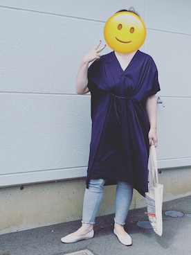 「MEDE19F（メデジュウキュウ）のアイテム（シューズ）」を使った、マシュ〜さん（レディース・165cm）の夏コーディネート