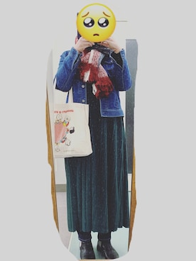「シロップ．（シロップ．）のアイテム」を使った、マシュ〜さん（レディース・165cm）の冬コーディネート