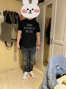 「fragment design（フラグメントデザイン）のアイテム（トップス）」を使った、fatman1993さん（メンズ・167cm）の春コーディネート