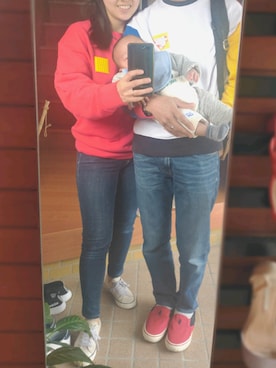 「リーバイス」｜Hannahさん（レディース・155cm）の春コーディネート