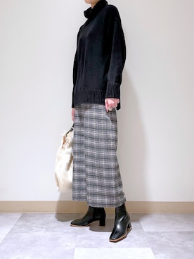 nuun＊。さん（レディース・170cm）の冬コーディネート