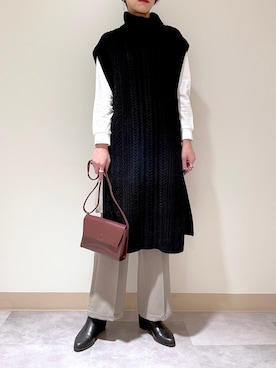 nuun＊。さん（レディース・170cm）の冬コーディネート