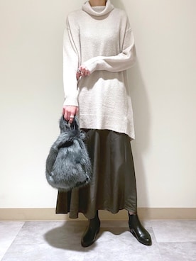 nuun＊。さん（レディース・170cm）の冬コーディネート