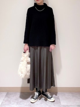 nuun＊。さん（レディース・170cm）の冬コーディネート