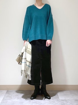 nuun＊。さん（レディース・170cm）の冬コーディネート