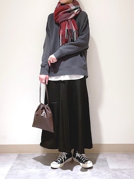 nuun＊。さん（レディース・170cm）の冬コーディネート