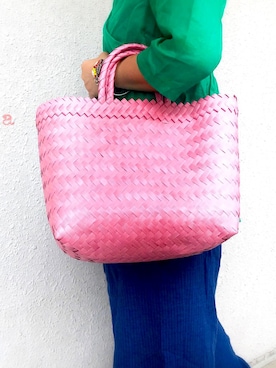 「KAroba（カロバ）のアイテム」を使った、KArobaさん（レディース・156cm）の夏コーディネート