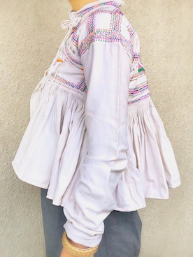 「民族衣装」｜KArobaさん（レディース・156cm）の春コーディネート